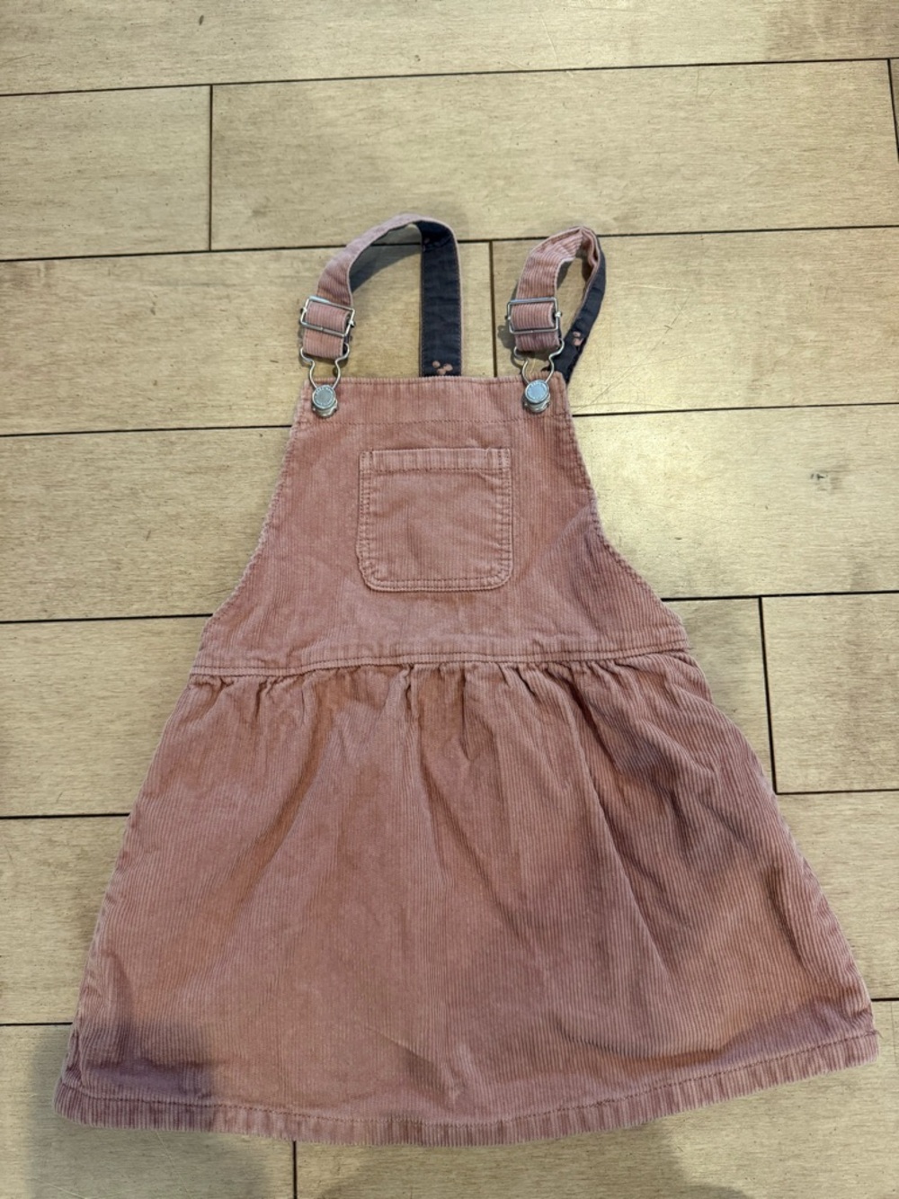 Zara Kids Corduroy Pinafore Dress Jumper - Dusty Rose